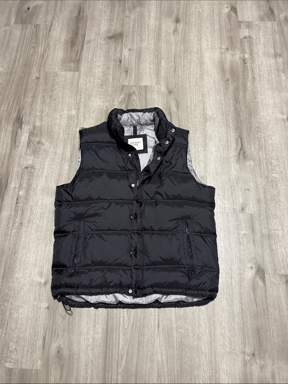 Old Navy Black Puffer Vest